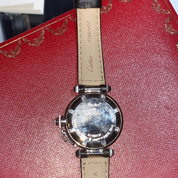 🌟🌟SOLD⭐️⭐️⭐️⭐️Pasha de Cartier automatic diamond - Picture 6 of 8